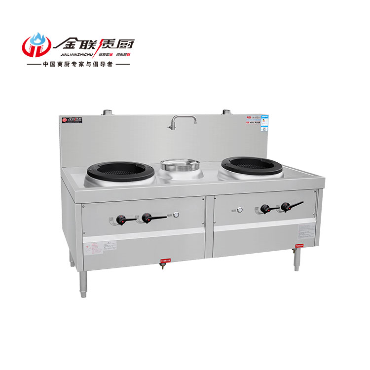 雙炒單溫爐灶-350灶口-靜音王工程款爐灶系列