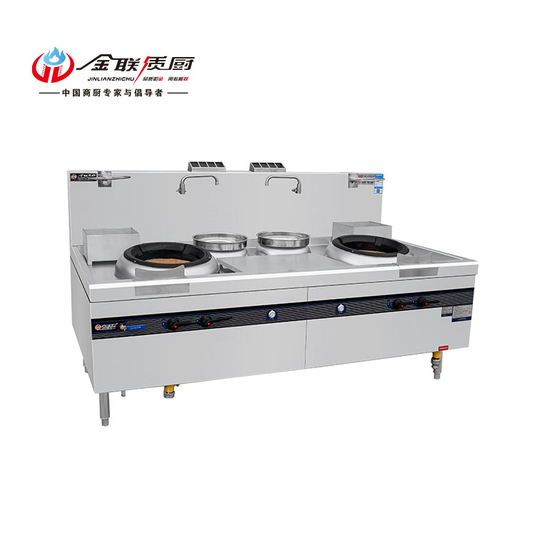 豪華雙炒雙溫灶工程灶-豪華工程款爐灶系列